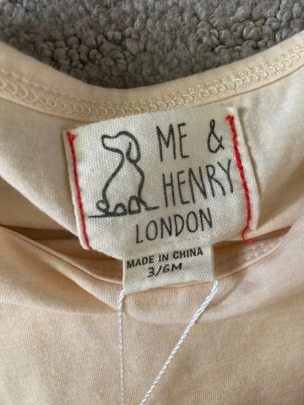 Me & Henry polo romper & bodysuit bundle, 3-6M.